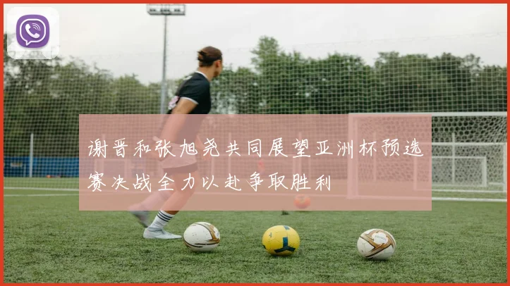 谢晋和张旭尧共同展望亚洲杯预选赛决战全力以赴争取胜利